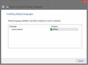 Instalace češtiny ve W8
